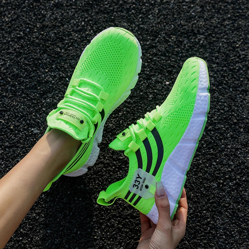 Tênis Masculino Casual de Verão Leve e Respirável, Ideal para Corrida, Caminhada e Uso Diário