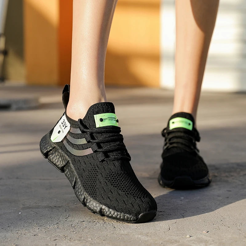 Tênis Masculino Casual de Verão Leve e Respirável, Ideal para Corrida, Caminhada e Uso Diário