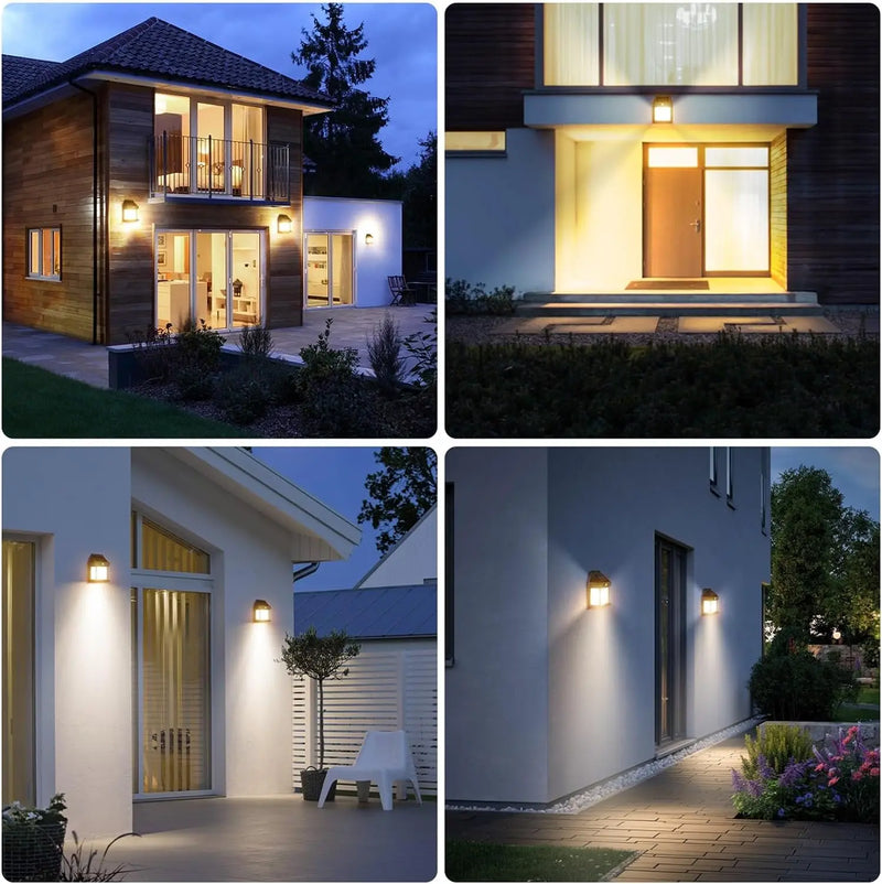 Luminária Solar de Parede LED com Sensor de Movimento, Prova d’Água