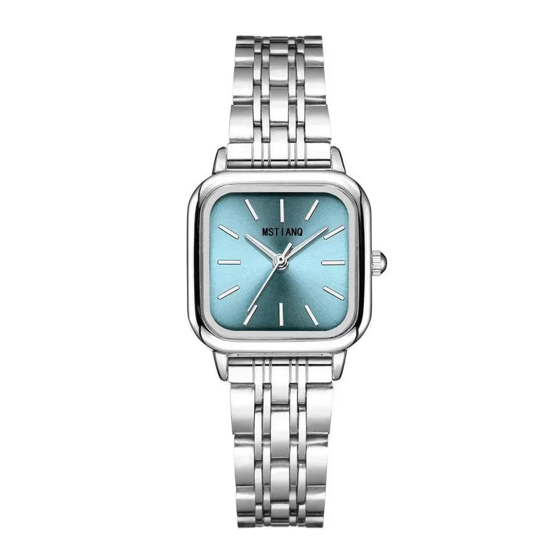 Relógio Feminino de Luxo com Pulseira de Aço Inoxidável