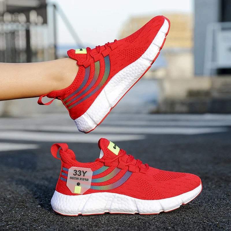 Tênis Masculino Casual de Verão Leve e Respirável, Ideal para Corrida, Caminhada e Uso Diário
