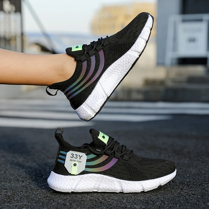 Tênis Masculino Casual de Verão Leve e Respirável, Ideal para Corrida, Caminhada e Uso Diário
