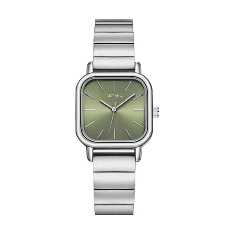 Relógio Feminino de Luxo com Pulseira de Aço Inoxidável