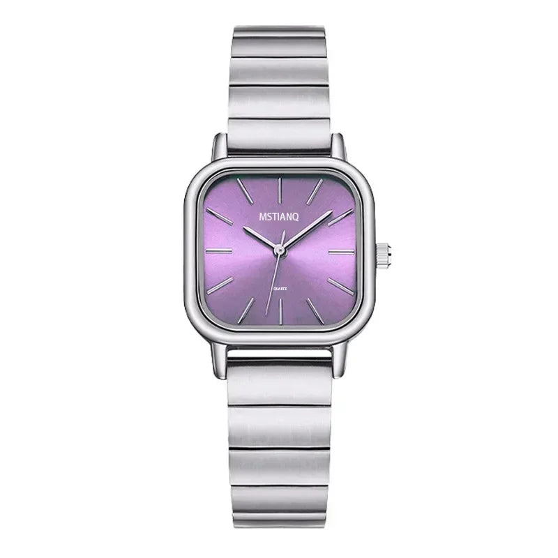 Relógio Feminino de Luxo com Pulseira de Aço Inoxidável