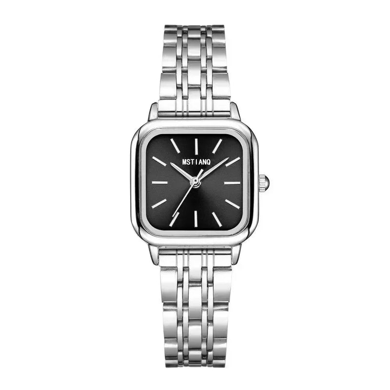 Relógio Feminino de Luxo com Pulseira de Aço Inoxidável
