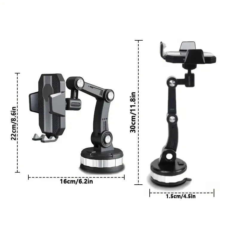 suporte de celular para carro, suporte para celular com ventosa, suporte para-brisa 360 graus, suporte para iPhone no carro, suporte para Samsung, suporte para Xiaomi, suporte de direção mãos livres, acessório para carro celular, suporte giratório para celular, suporte automotivo universal
